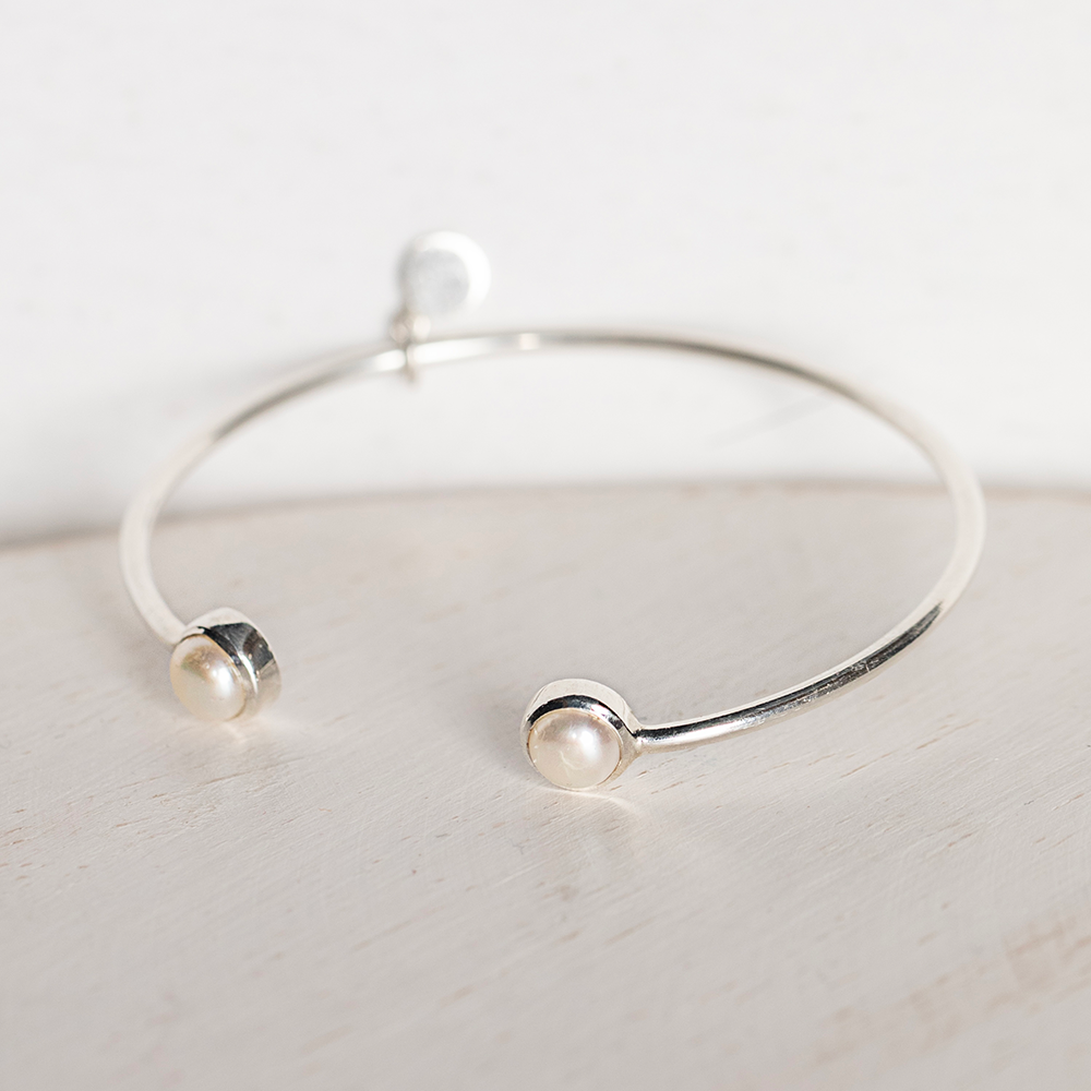 Moon Pearl Cuff