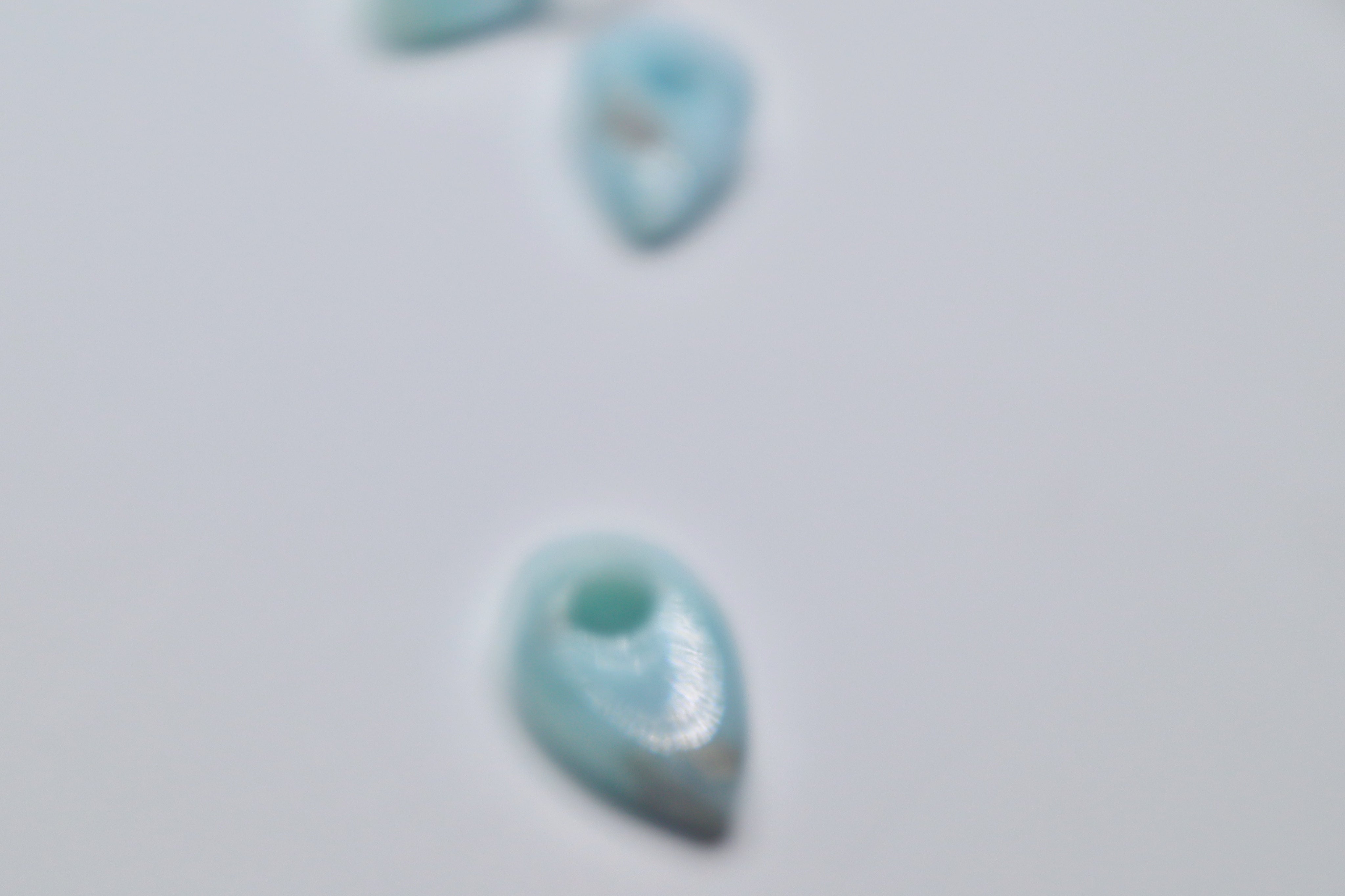 Pinpoint Larimar Shaped earring